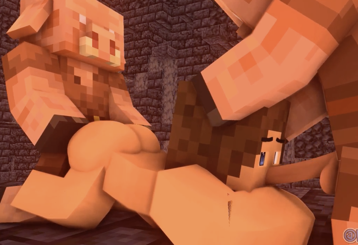 Nikko x Piglis Minecraft porn Gay.